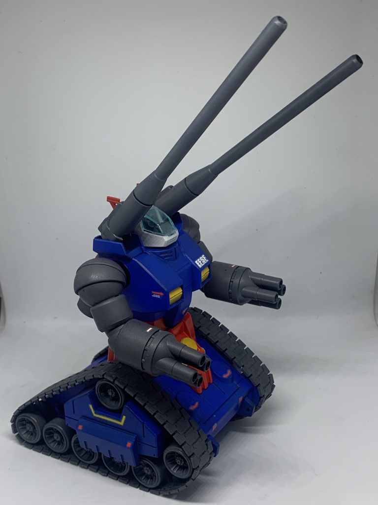 デカールはガンダムデカール地球連邦軍MS用②をデカールガイド通り貼ったのにプラスしてガンダムデカールEXから「EFSF」のデカールを貼っています。