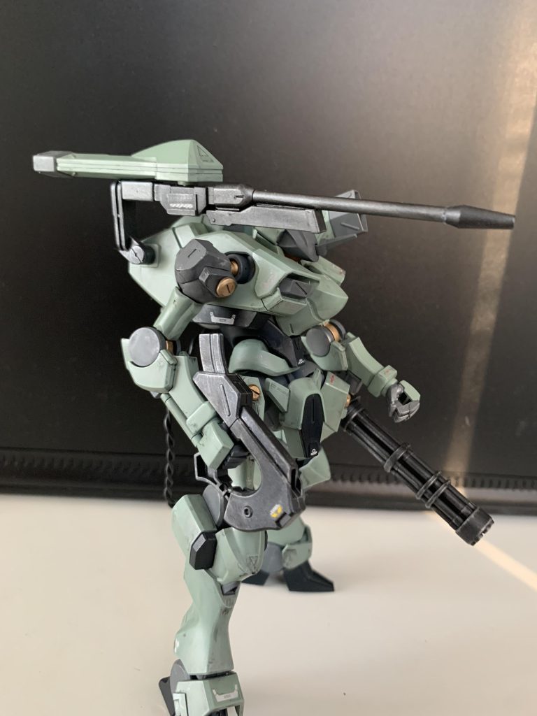 ビームキャノン&パレットライフル元キットはパレットライフルだけ。こりゃ勝てんぜ