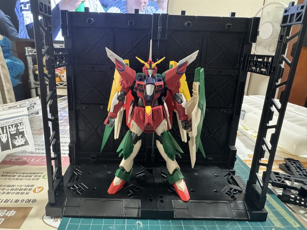 ミキシング段階ではこの通り、色がぐちゃぐちゃでイマイチ🤔 