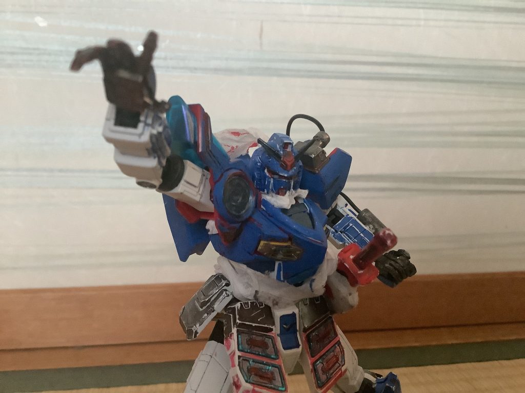 「バーニングフィンガー！」で粉砕します。