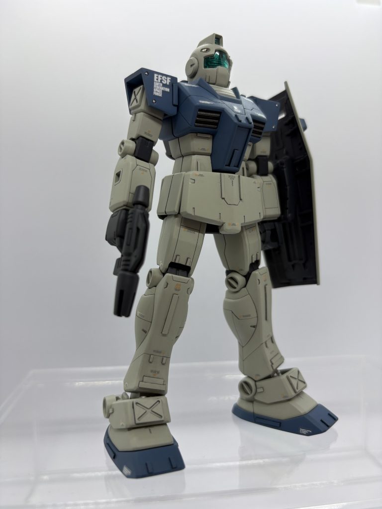 塗装レシピクレオス ガルグレークレオス ミディアムブルーガンダムカラー ファントムグレートップコートにガイアのつや消しを使いました