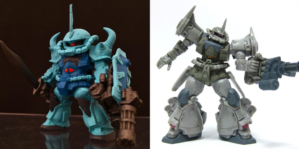 ベースはコンバージのグフ・カスタムとS.O.Gのグフ・フライト