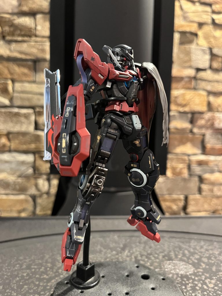 ここからは、ポージング集です(๑•̀ㅁ•́ฅ✨今回エクシアリペアということで少しだけウェザリングしました(​ *´꒳`*​)