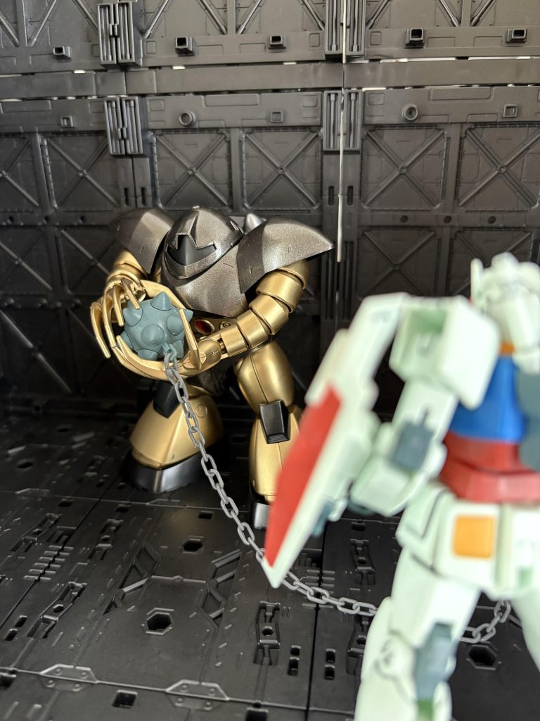 こっこいつ! こっちだってパワーアップしているのに!さすがゴッグだ