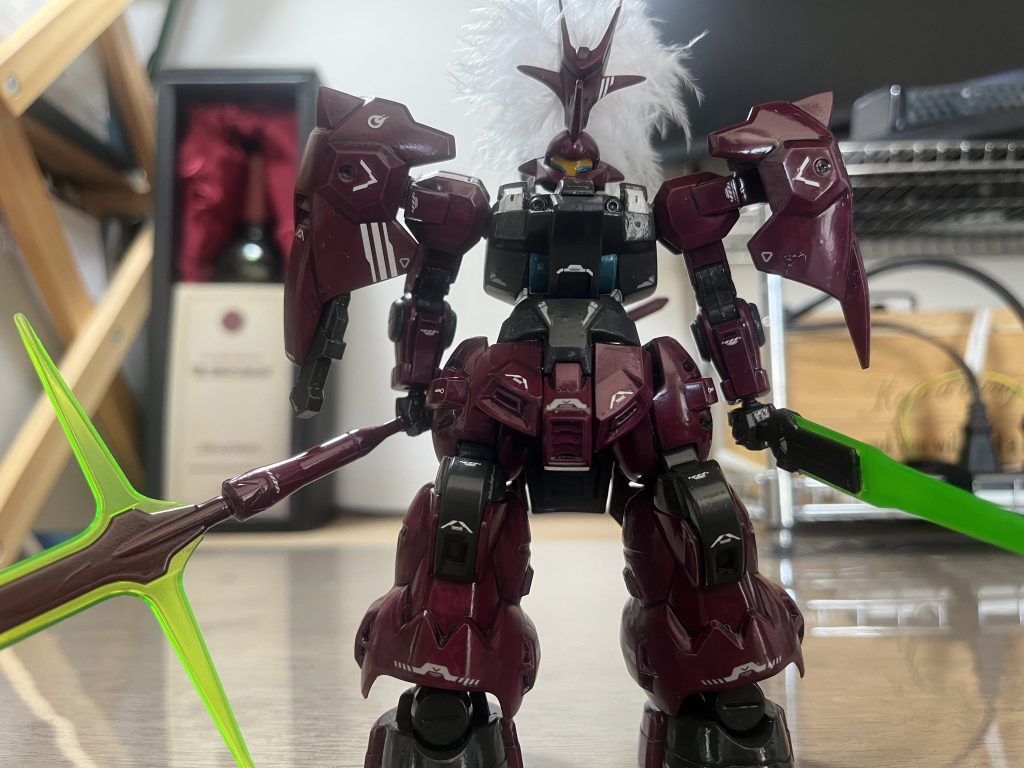 水星1話でディランザ初登場時に決闘相手のモブを倒した直後風の単なる素立ち