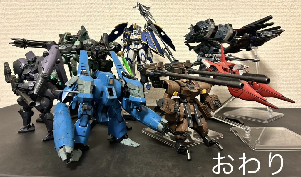 トールギスと量産機ついに揃ったよ