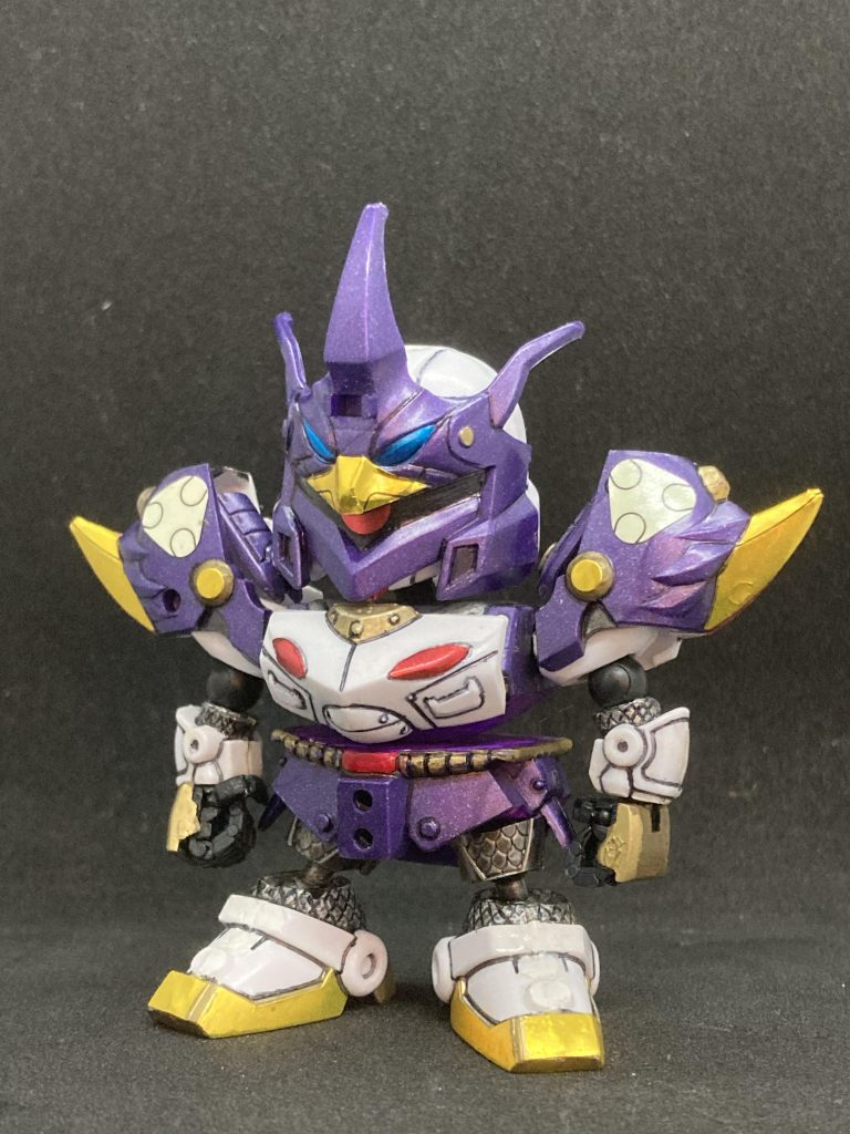 鎧はエポキシパテで下部延長。