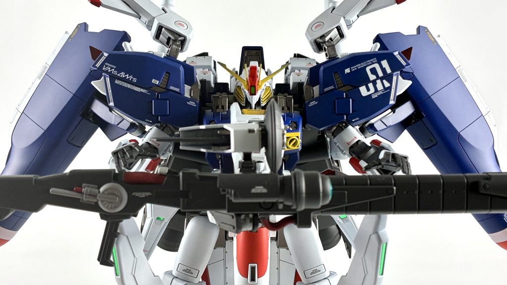 最後までご覧頂きありがとうございました!本作品は8/7〜8/10の日程でヤフオクに出品予定ですMG 1/100 Ex-sガンダム タスクフォースα ver.塗装済完成品https://auctions.yahoo.co.jp/jp/auction/f1195487530