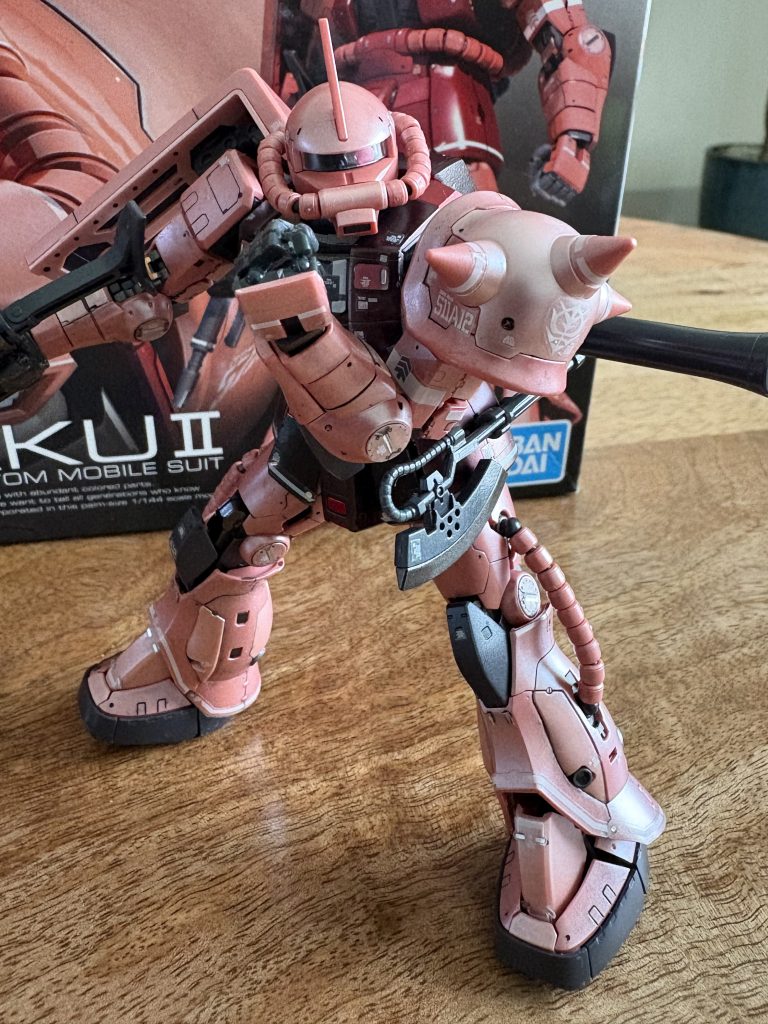 RG シャア専用ザク–2枚目/制作者：なおきんぐ@インド