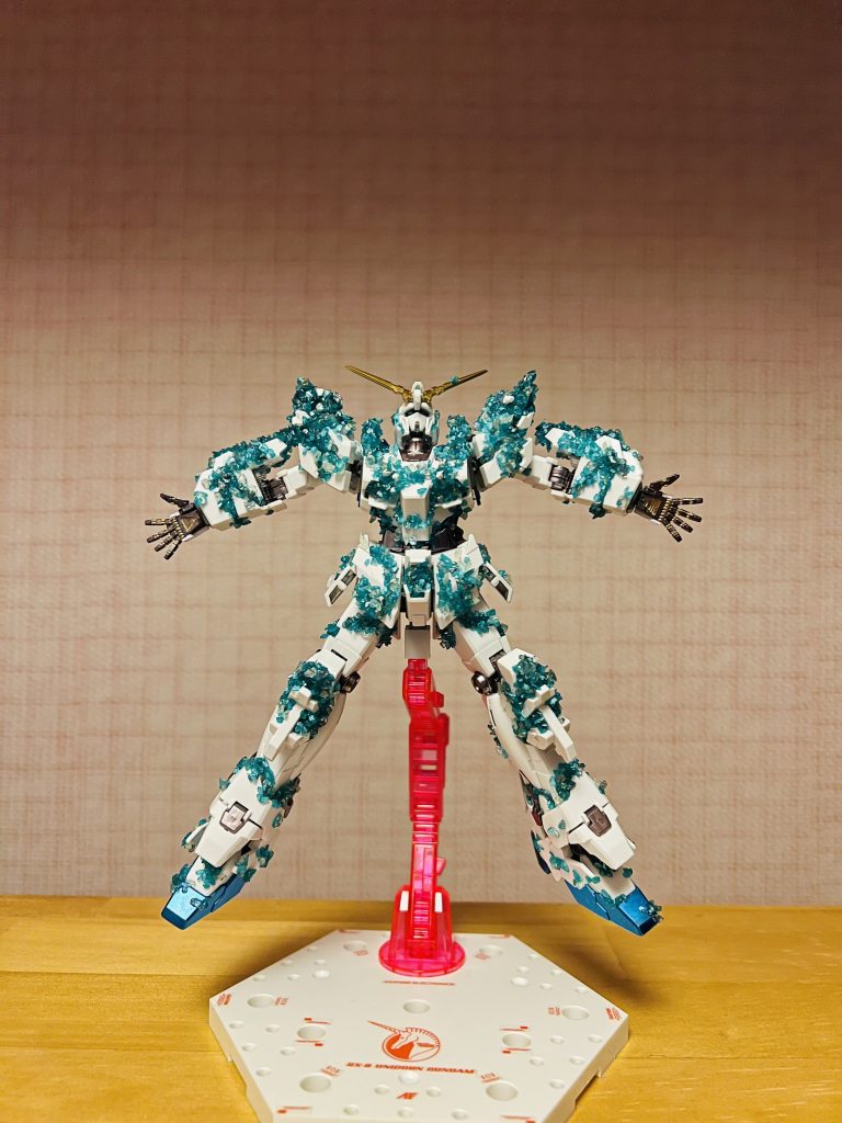 ユニコーンガンダム 光の結晶体(自作ver)–5枚目/制作者：匿名