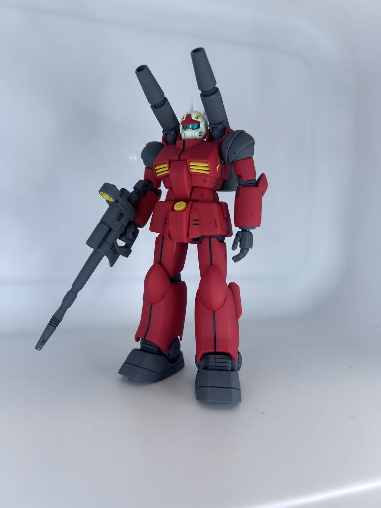 特別な事はせず、素組みの部分塗装。一応、合わせ目消しはしていますが、もともと目立たない箇所にしか無かったので効果は薄い。