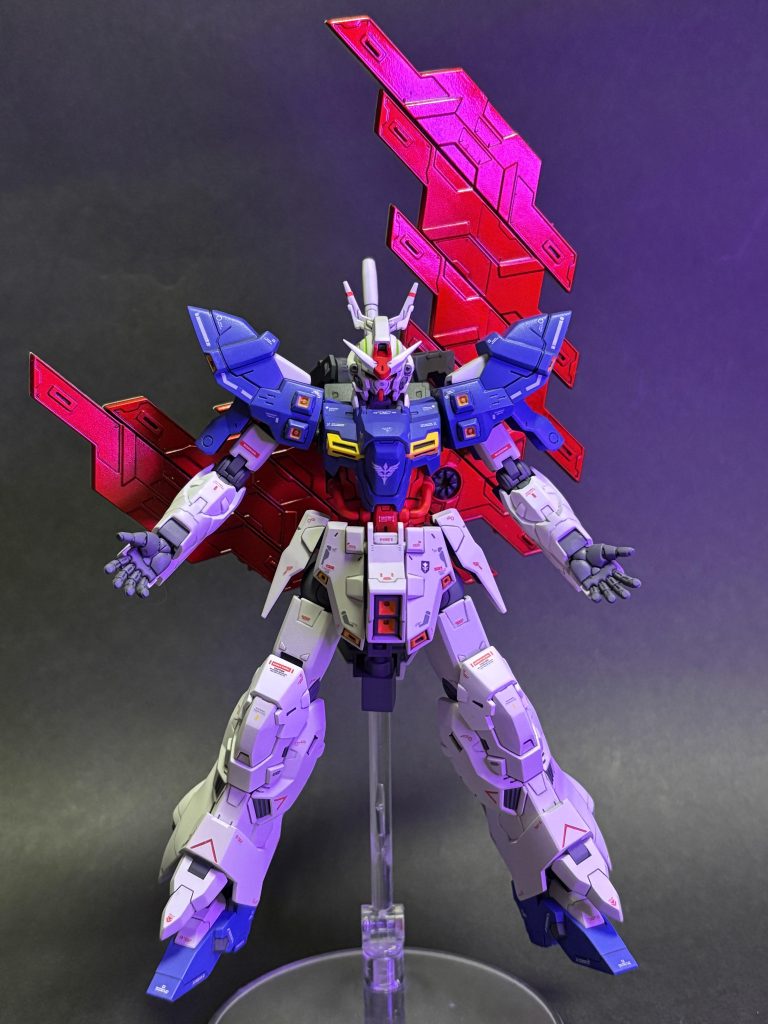 パープルライト照射。パケ絵。