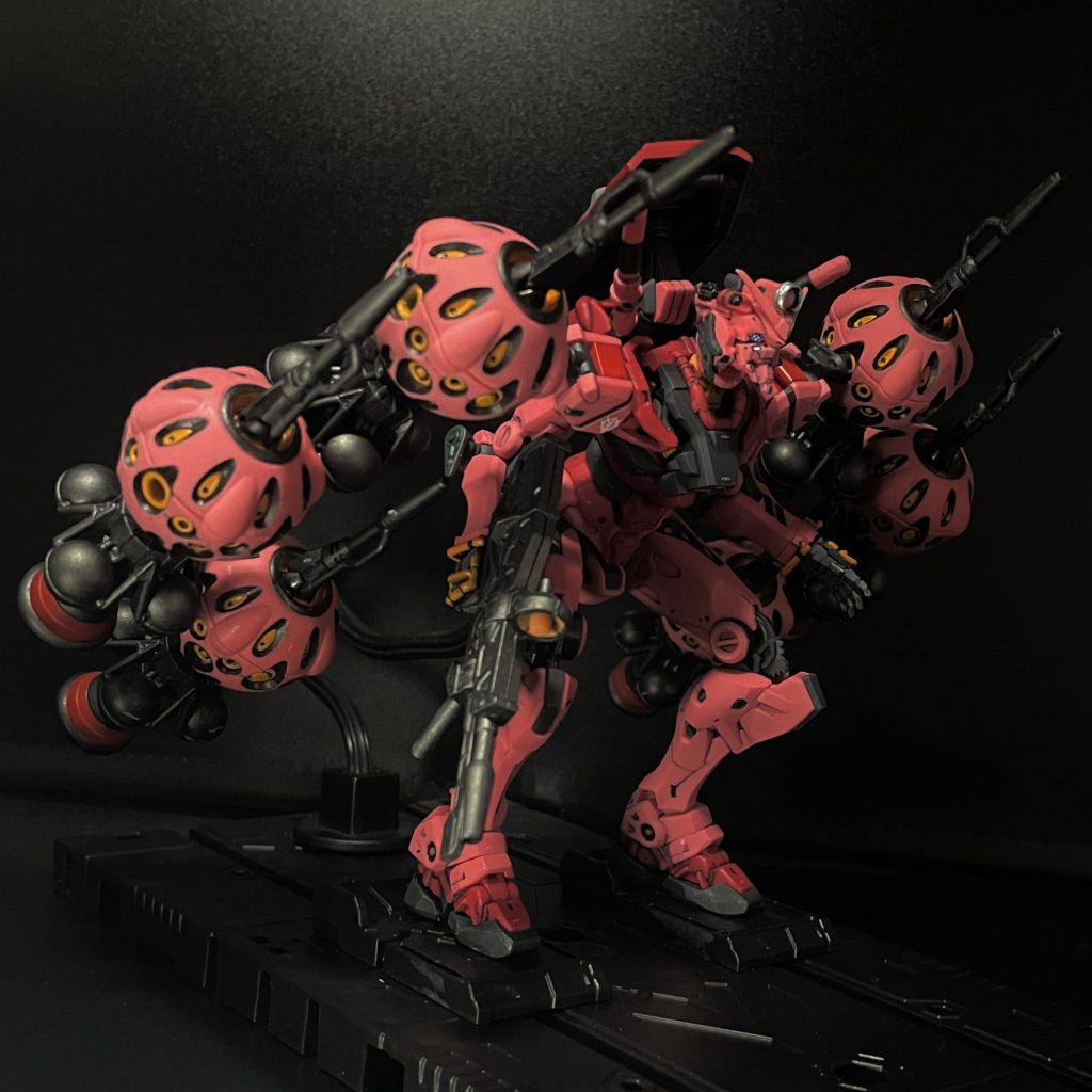 「月に墜ちる」版 赤いガンダム (6ビット装備型)–2枚目/制作者：a24