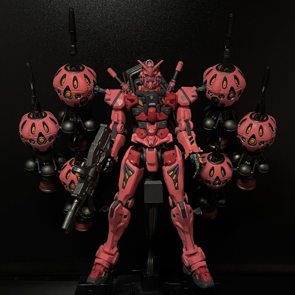 「月に墜ちる」版 赤いガンダム (6ビット装備型)–4枚目/制作者：a24