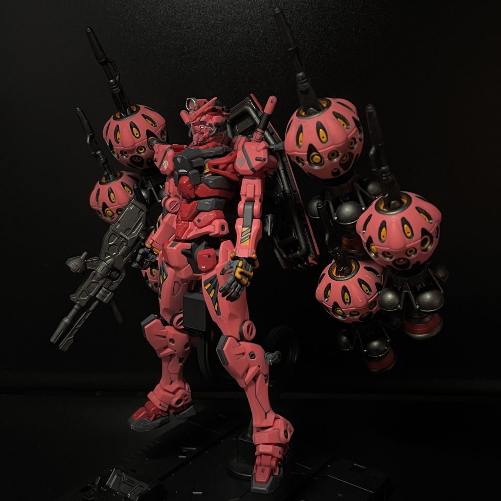 「月に墜ちる」版 赤いガンダム (6ビット装備型)–5枚目/制作者：a24