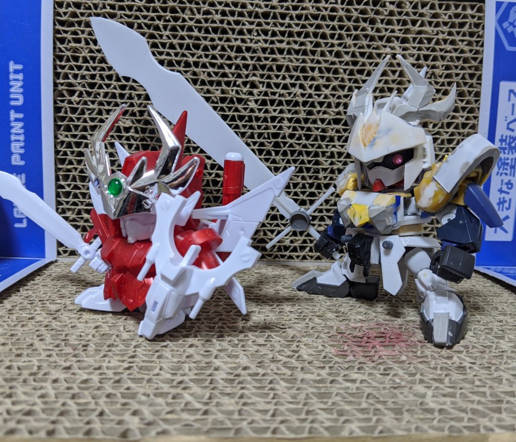 元キットと並べた
