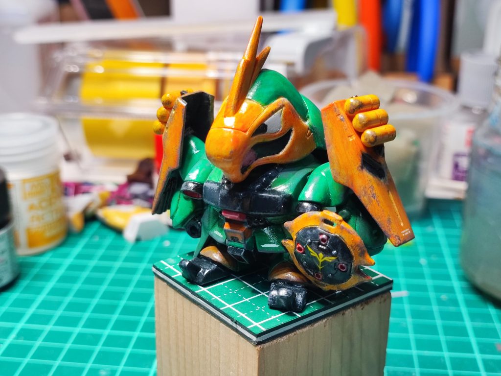 チッピング、デカール、トップコート後、ウォッシング前