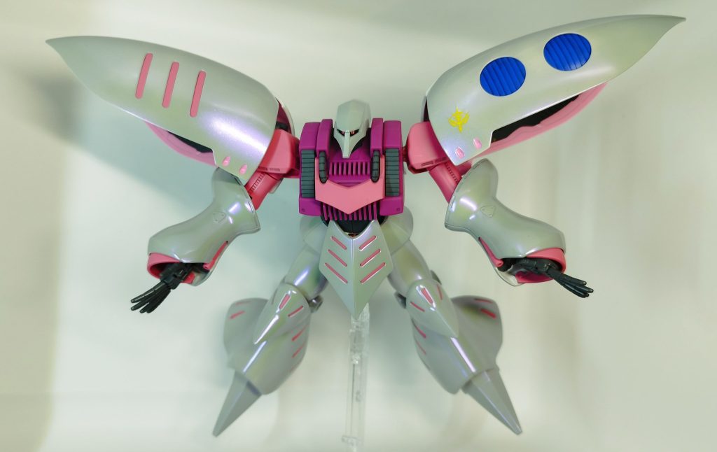 暗めの色で塗ってから、クレオスのアメジストパール後スーパークリア