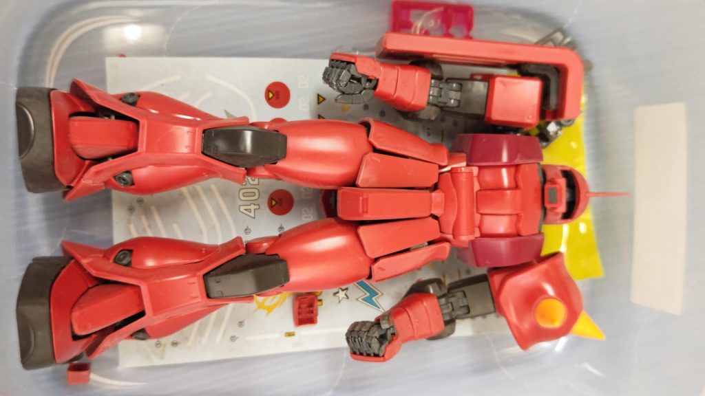 仮組完了の図、3日、7時間くらいかかりました