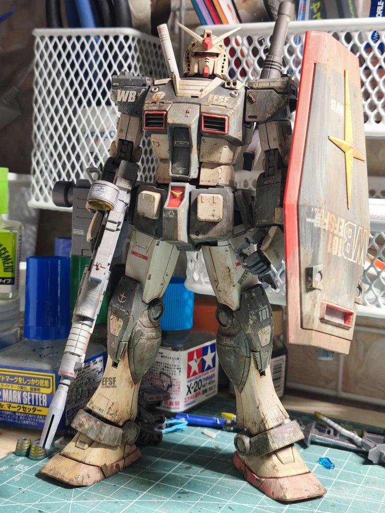 ウェザリングペーストを行って完成。