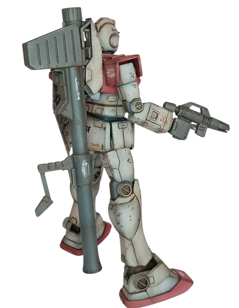 バズーカラックは、確か、ガンダムウェポンズに掲載されてたMGジムの設定画を観てスクラッチしました。