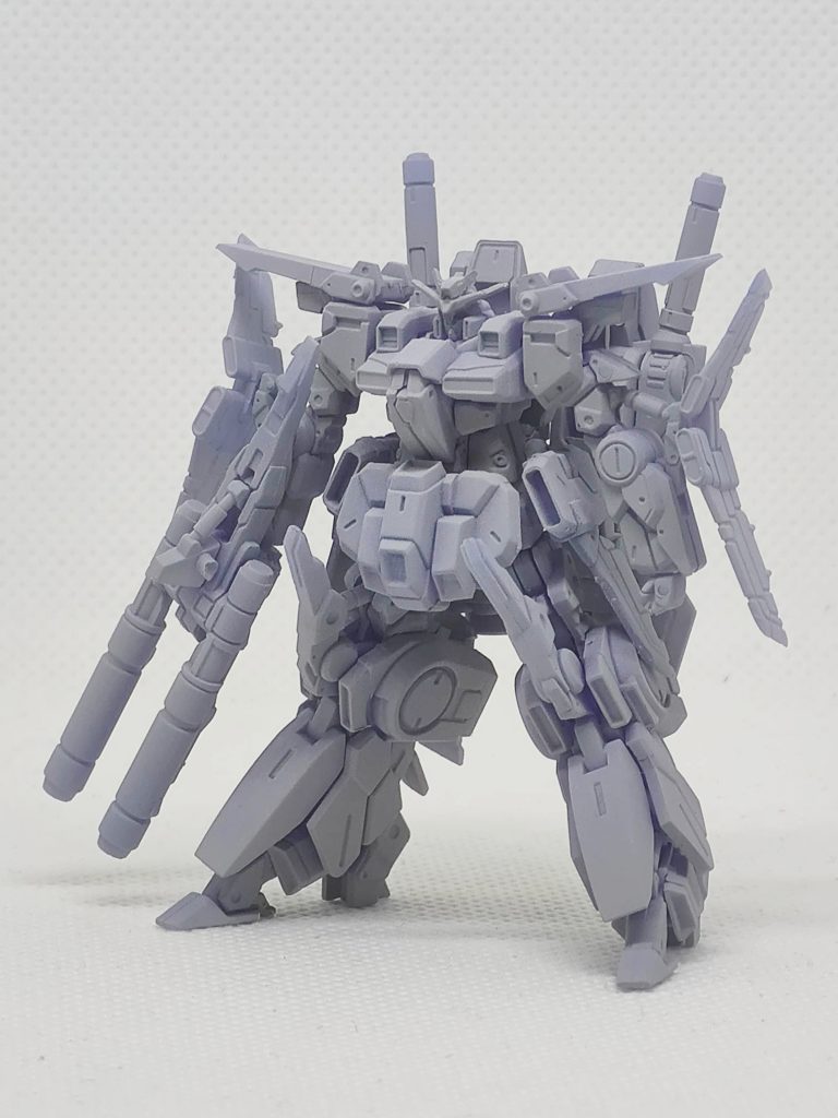 素組み後、サーフェイサー塗装。