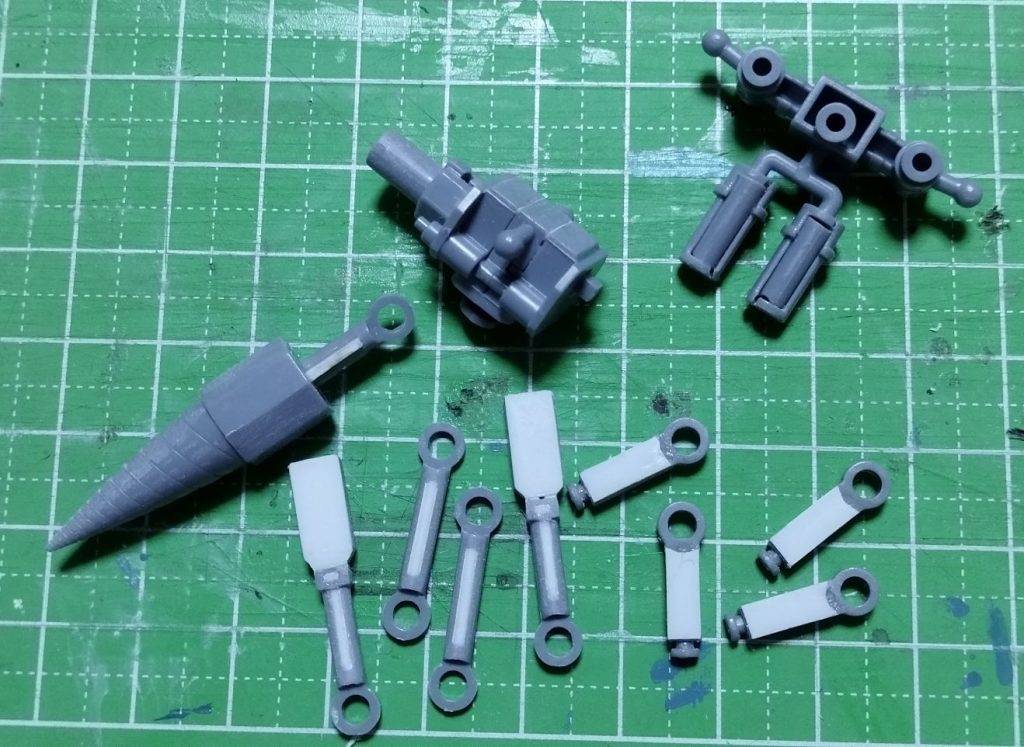 キット自体は作りやすかったのですが、肉抜き穴の処理が多かったです