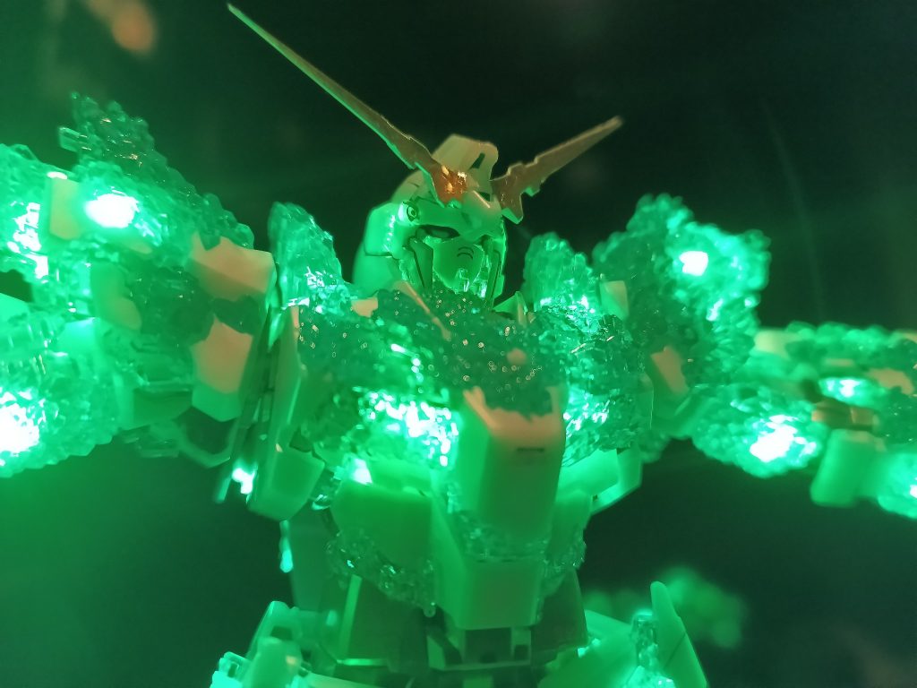 MG ユニコーンガンダム 光の結晶体 LED組込み