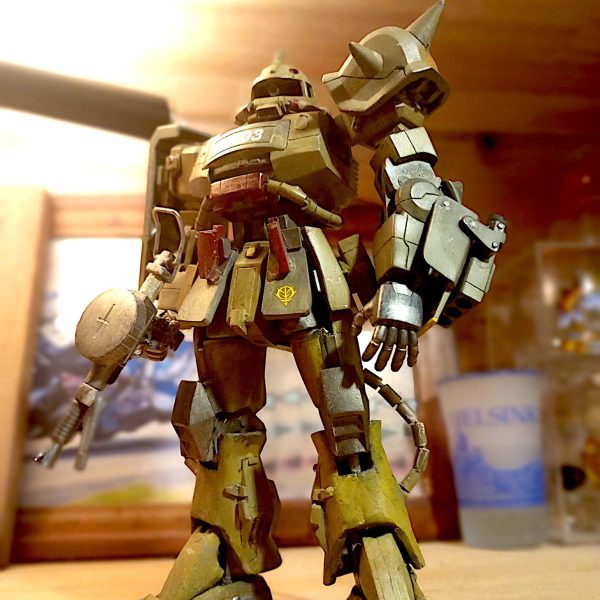 ザク デザートタイプ 旧キット　フル可動仕様