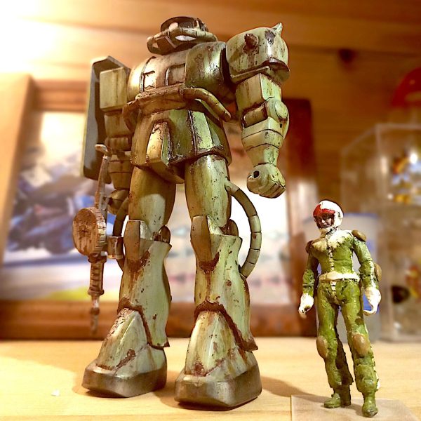 量産型ザク 旧キット ジャンク品仕様｜jem77customさんの
