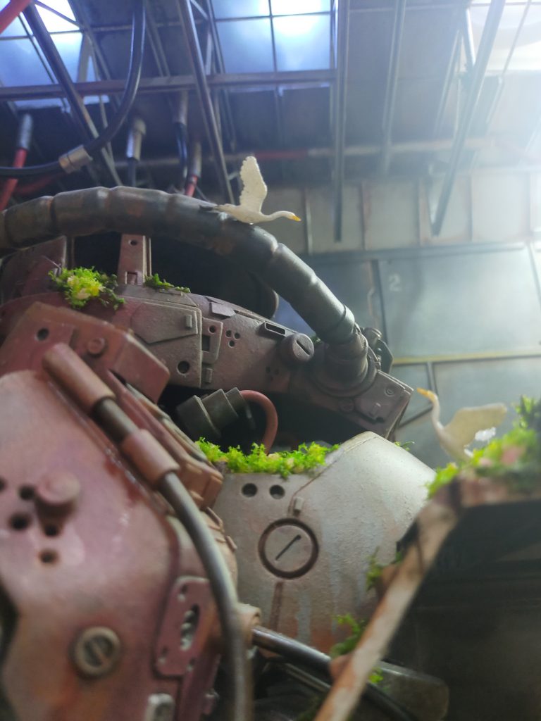 お気に入りショットローアングルはスケール感が出てよき