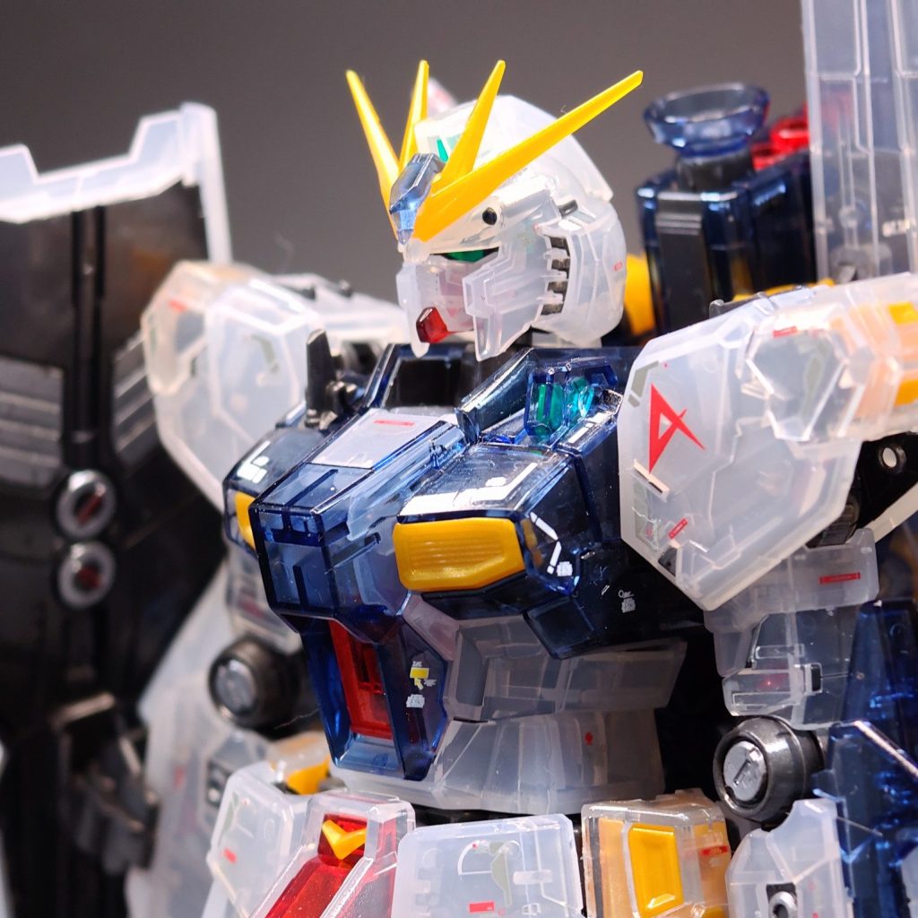 RG νガンダム クリアカラー｜ポンポンネギポンさんのガンプラ作品