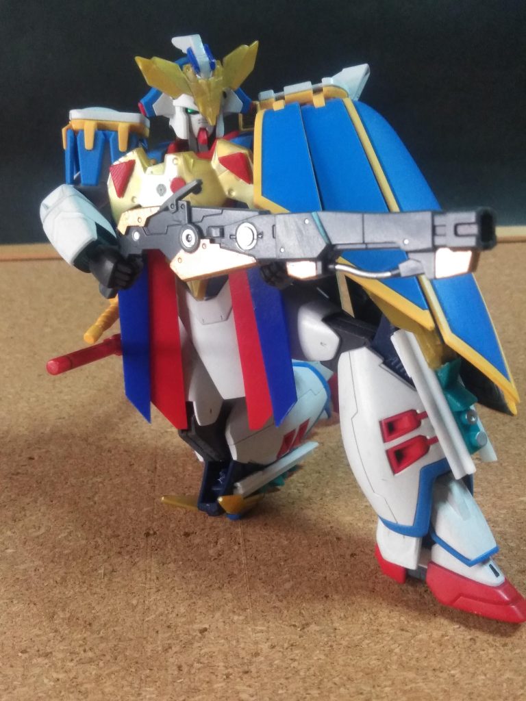 『銃士』なのだから射撃兵装は『マスケット銃』を🧐 聴き慣れない名称でしょうが、日本史でイウ処の『火縄銃』と同類です 🙄でも、脳内🧠設定ではビーム兵器と！イウ事に 😚何処の銃なのかはバレバレですね 😏