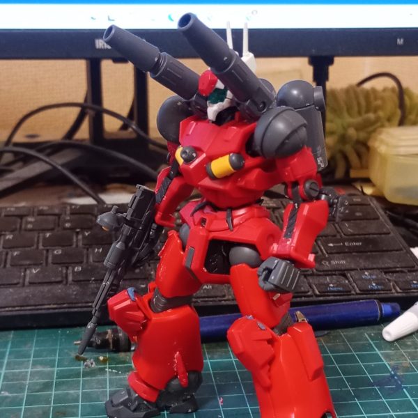 ガンキャノンといえば丸肩なのでやってみました。悪くはないですね。（1枚目）