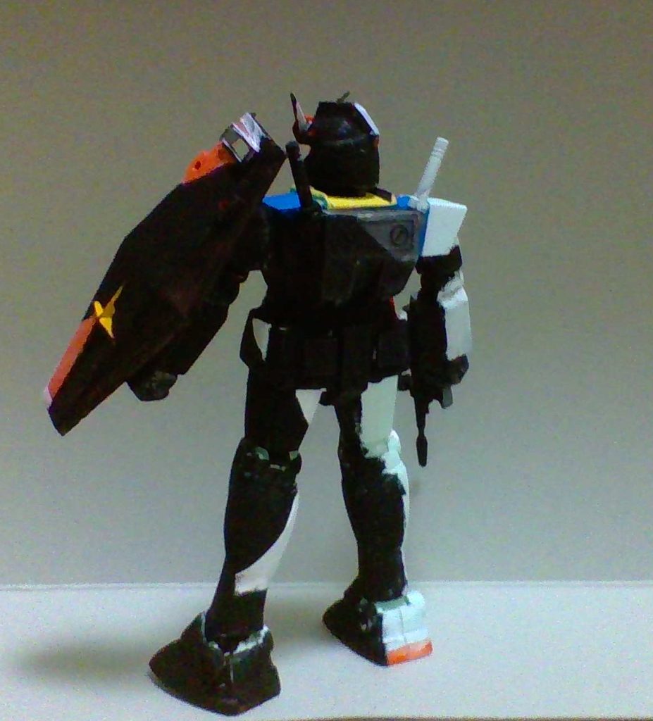 背面塗装はアクリルガッシュでしましたにしても過去作投稿だとアピールショットが少なくなりますね‥