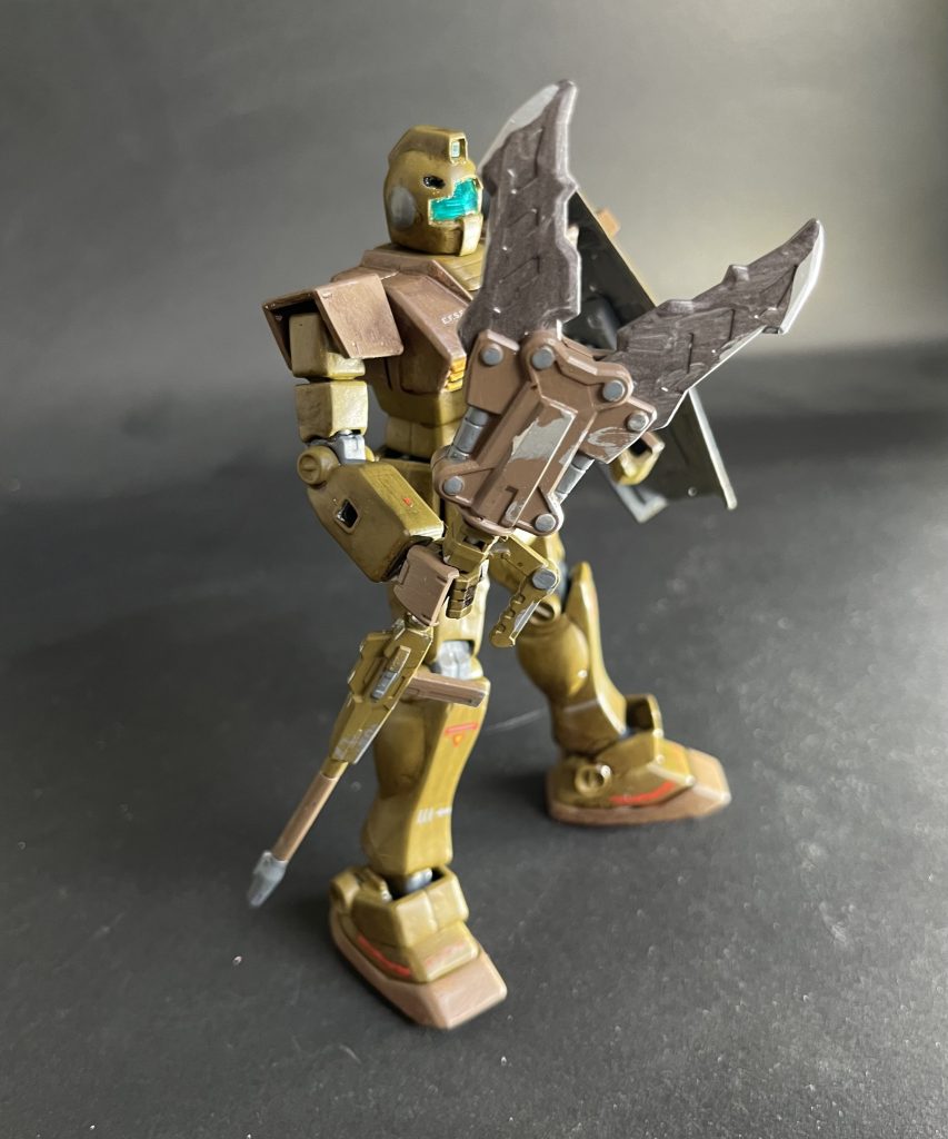 武器は2024年のガンプラ一番くじ下位賞でもらえたものです。