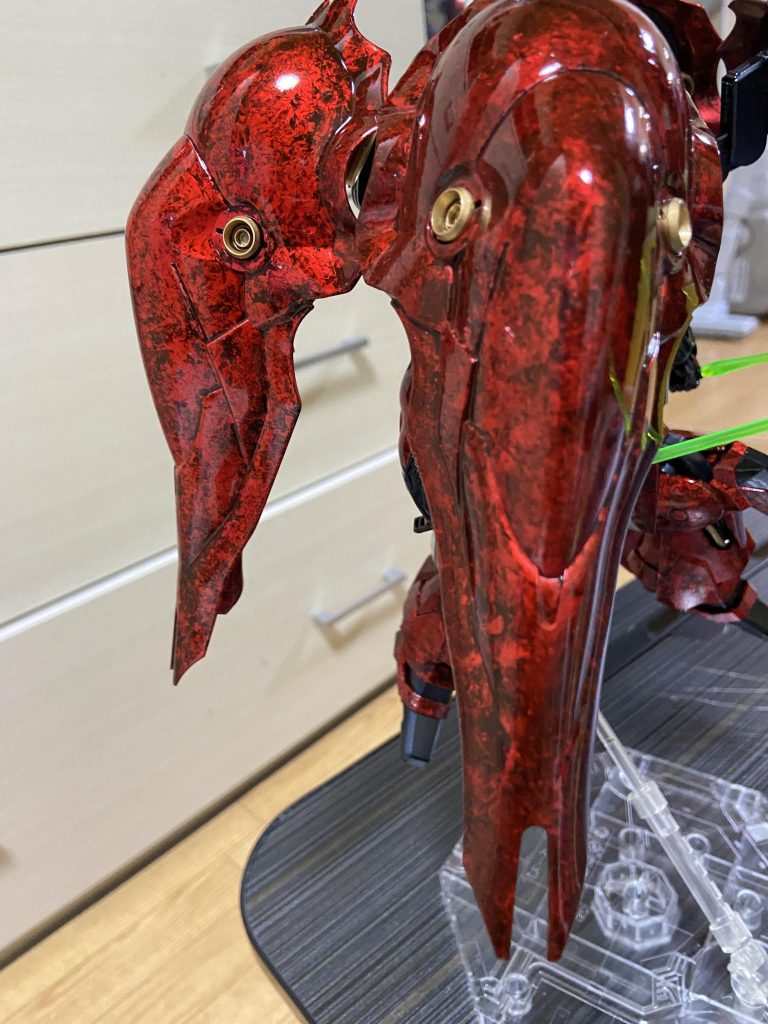 リングを多分捨ててしまった為にテンションめっちゃ下がりました。でも仕上がり綺麗に出来て大満足です。