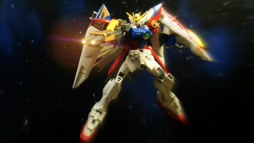 すべてのガンダムのもととなった、ウイングゼロその威力は太陽系を滅ぼしかねないという