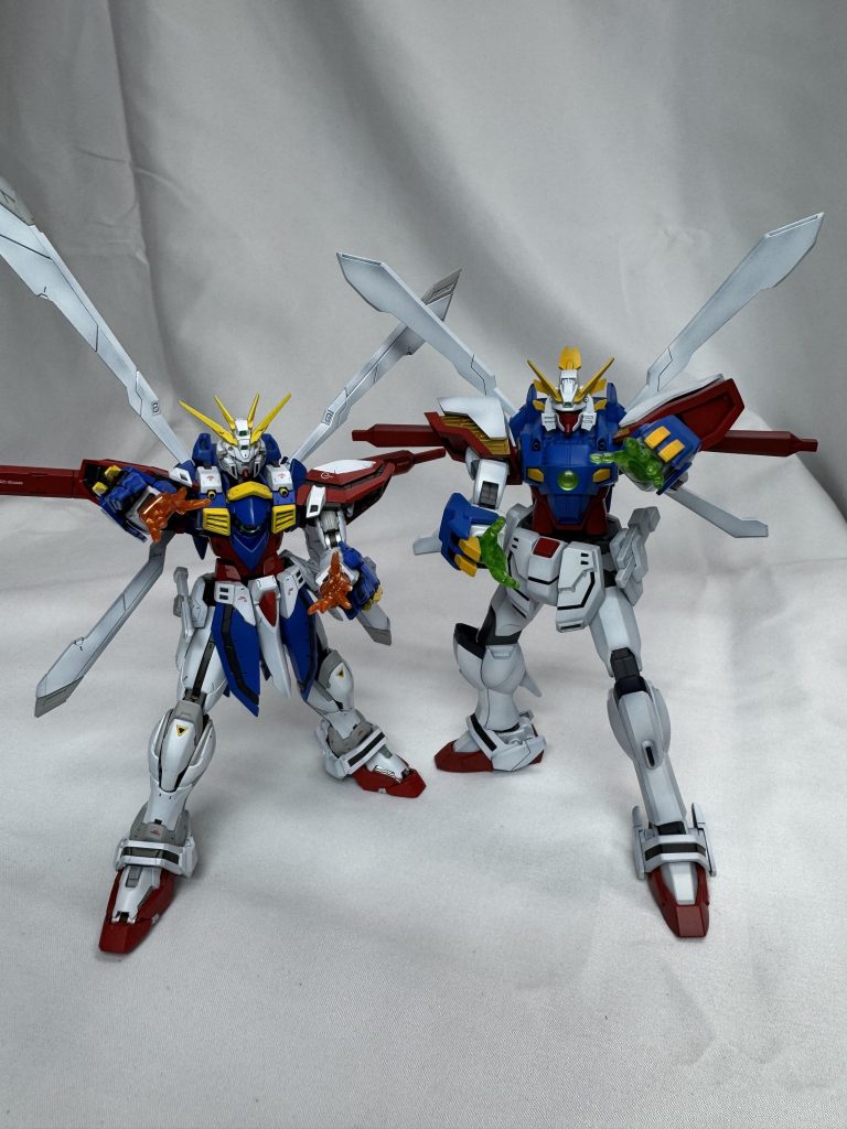 ゴッドガンダムと一緒に