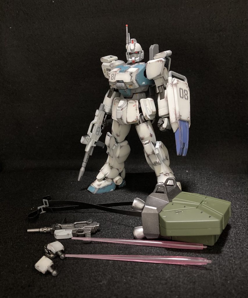 パラシュートパックを背負わせるのがめんどくさいので放置です。