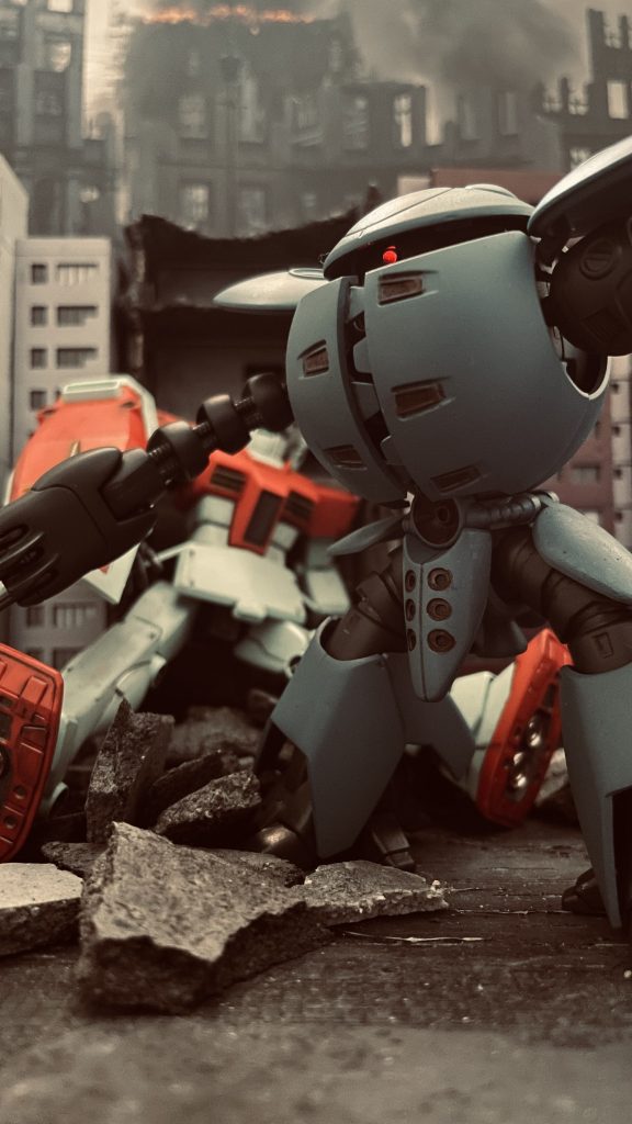 カプールの胴体前面ハッチを閉じた状態です。