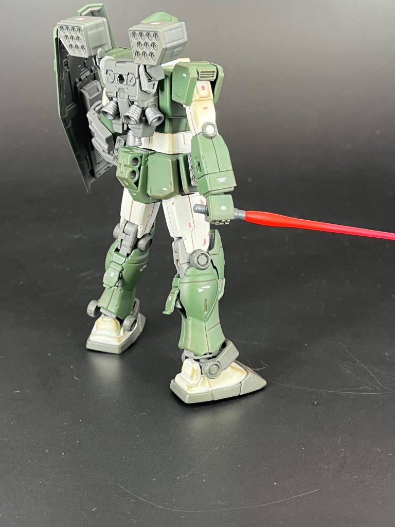 カラーリングは、前回・前々回と同じ北米配備なので、米軍由来のチャコールリザード迷彩用のグリーンとグレーをメインカラーに使用してます。