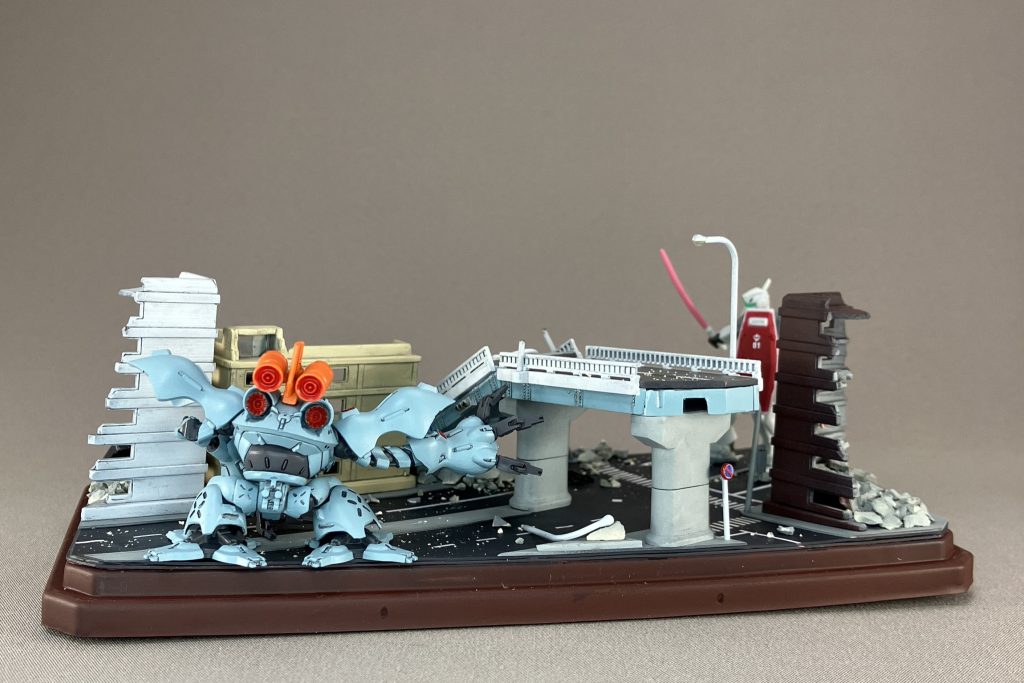 ガンダムコレクションのジム寒冷地仕様と。