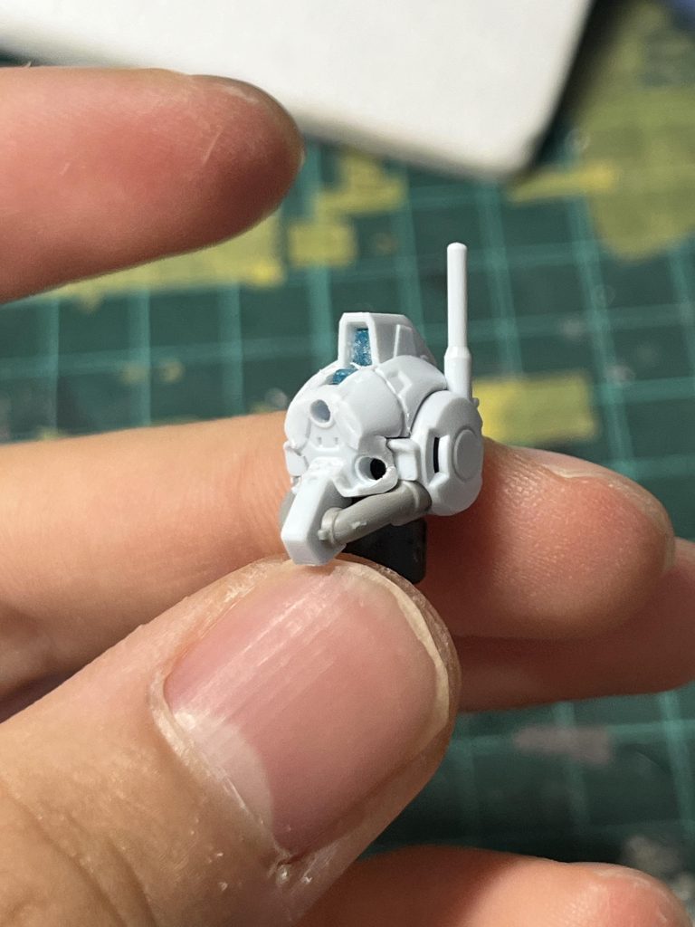 GQゲルググの頭部の改修