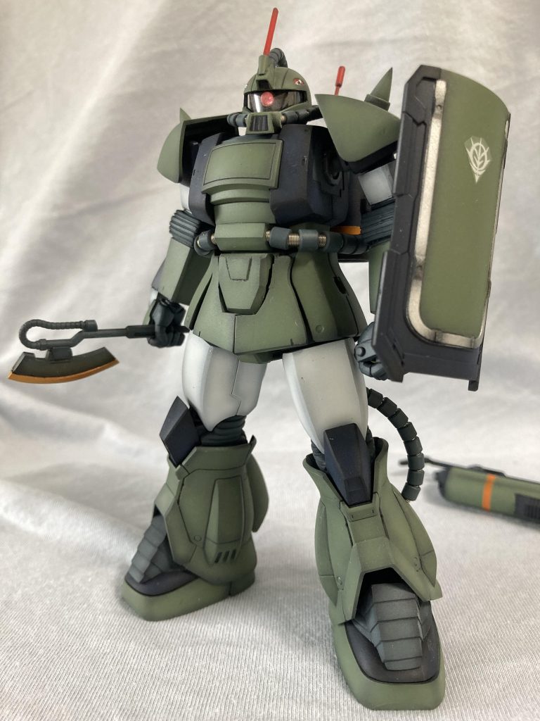 追加装備でシールドを作成(カラーリングはオリジナル)実際、上陸して戦闘したのかは不明ですが、なんとなくカッコ良いので