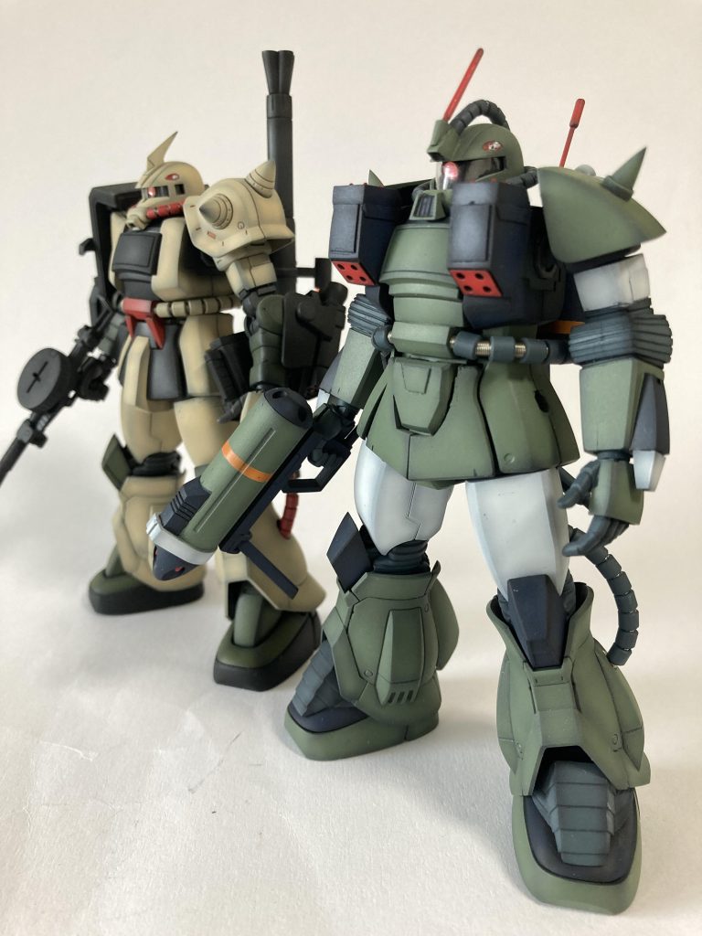 砂ザクから水ザクへ