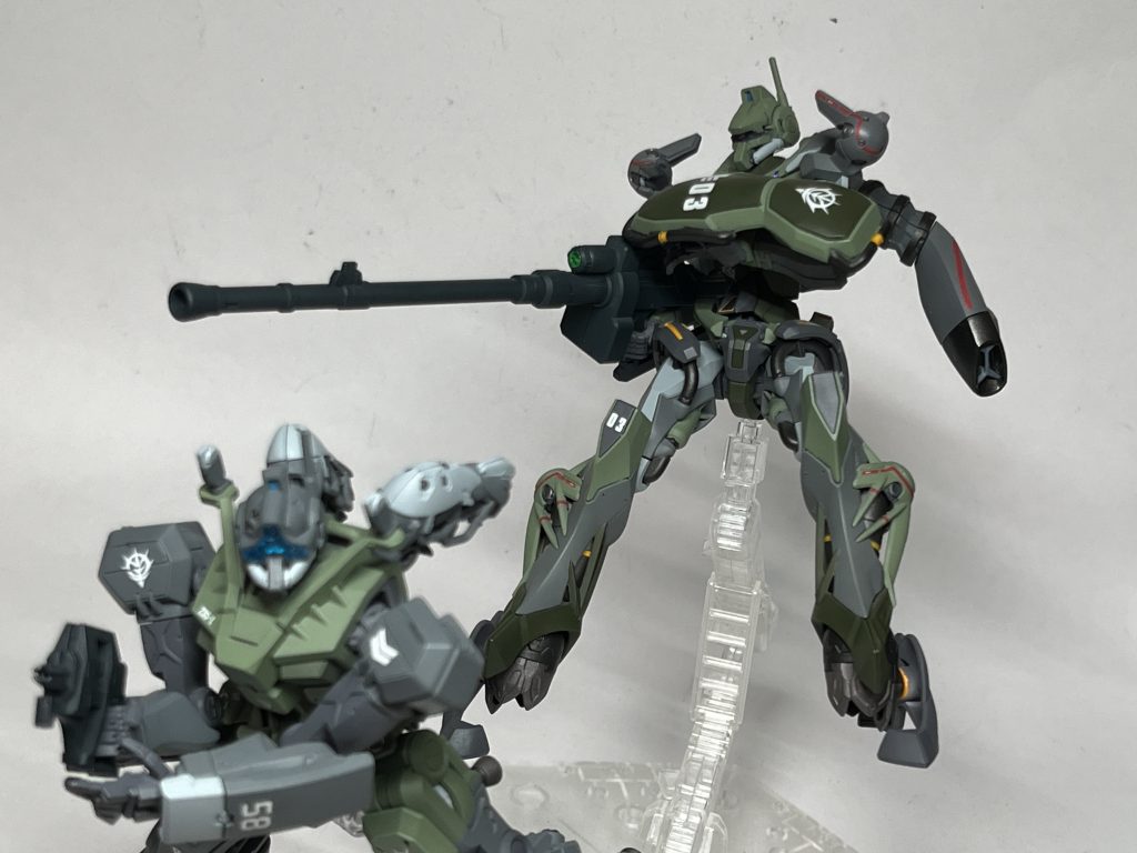 MAV戦術ゲルググが切り込み、後方に回ったガルバルディが狙撃する!フェダーインライフルを装備!