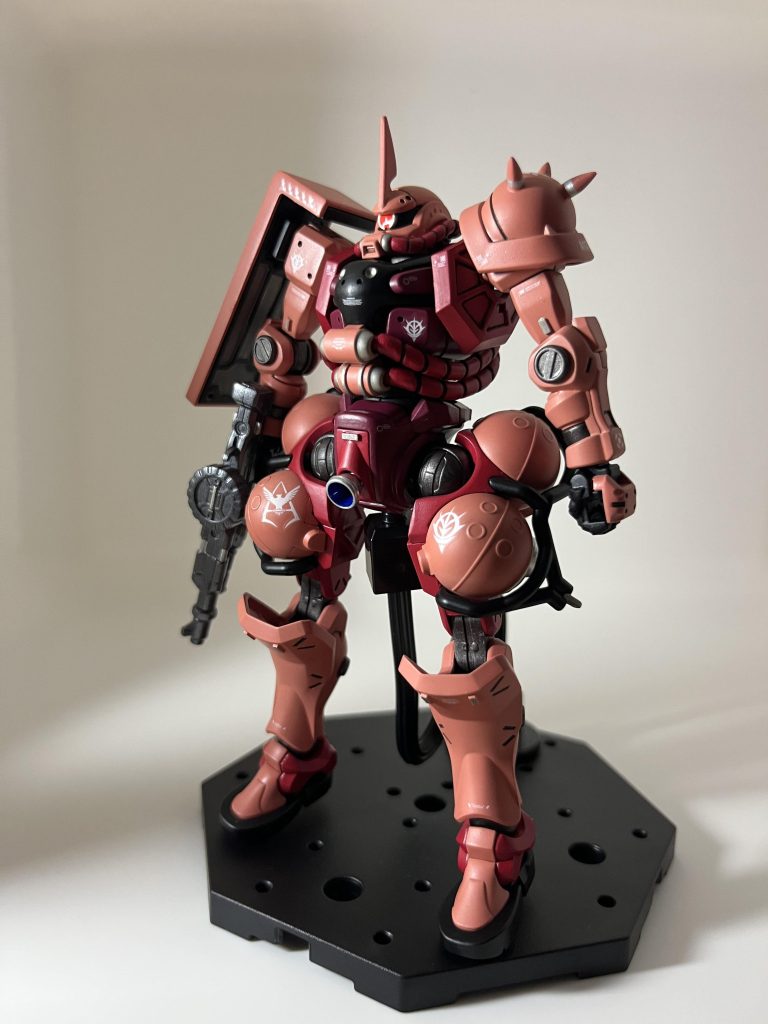 HG シャア専用ザク （軍警ザク)–2枚目/制作者：4児のパパ