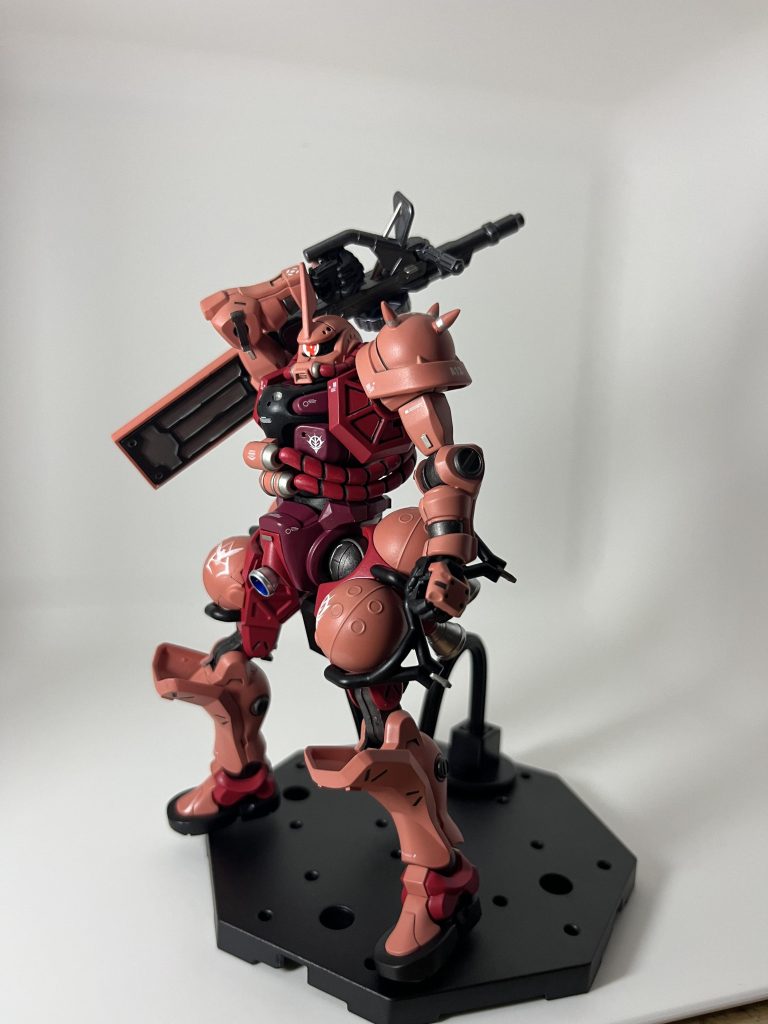 HG シャア専用ザク （軍警ザク)–4枚目/制作者：4児のパパ