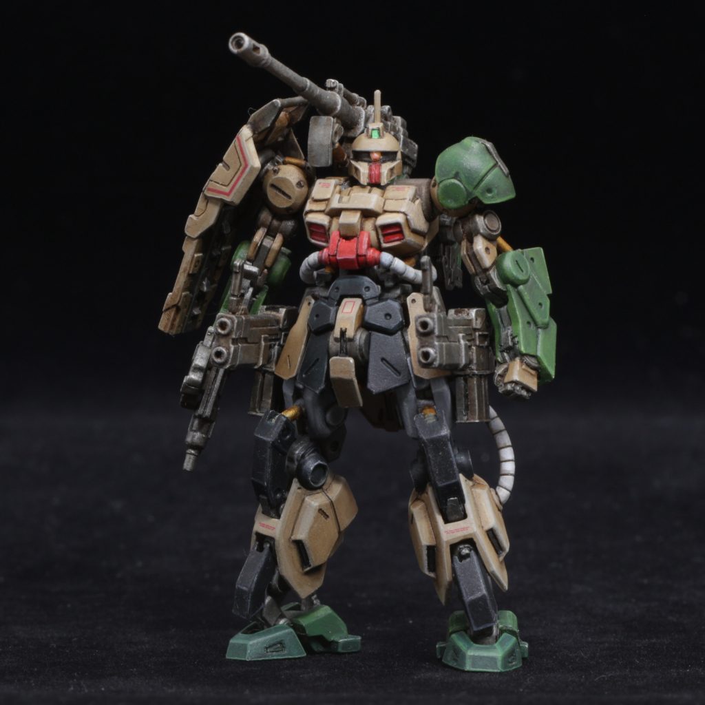 ちょっとは旧キットの箱絵の雰囲気に近づいたかな。